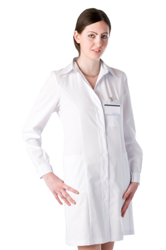 CAMICE DONNA STAR: camice bianco donna professionale dal taglio giovane specifico per ottica...